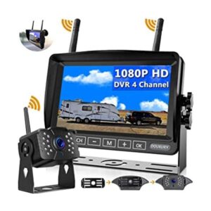 DOUXURY Cámara de respaldo inalámbrica para RV IP69_1