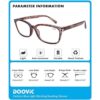 DOOViC Paquete de 4 lentes de lectura para computadora con_2