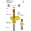 DROPIN DRAIN Kit de instalación para bañera independiente_3