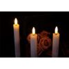 DRomance Velas LED cónicas sin llama que funcionan con_4