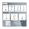 DSMJFU Lámpara colgante de techo de cristal negro para_3