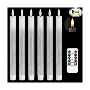 DRomance Velas LED cónicas sin llama que funcionan con_1