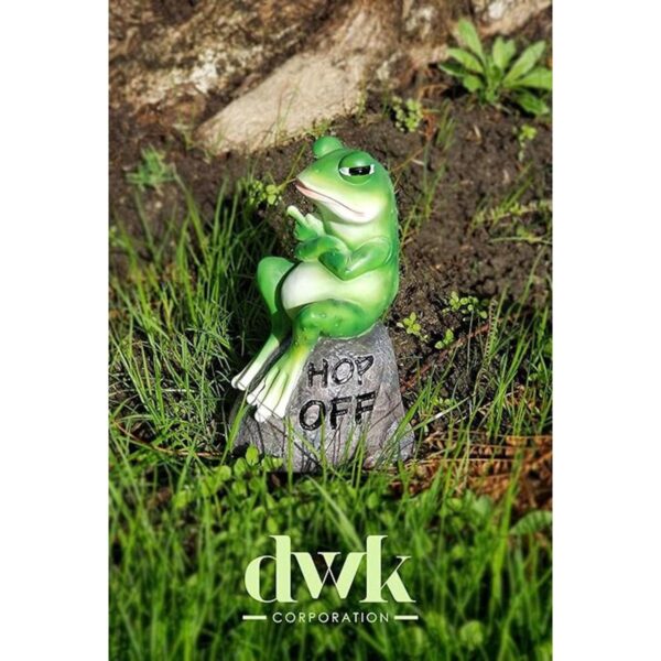 DWK Froggies Bad Day Adorable rana abatible en piedra_6