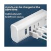 DUOYHIEL Cargador multipuerto USB C estación de carga_3