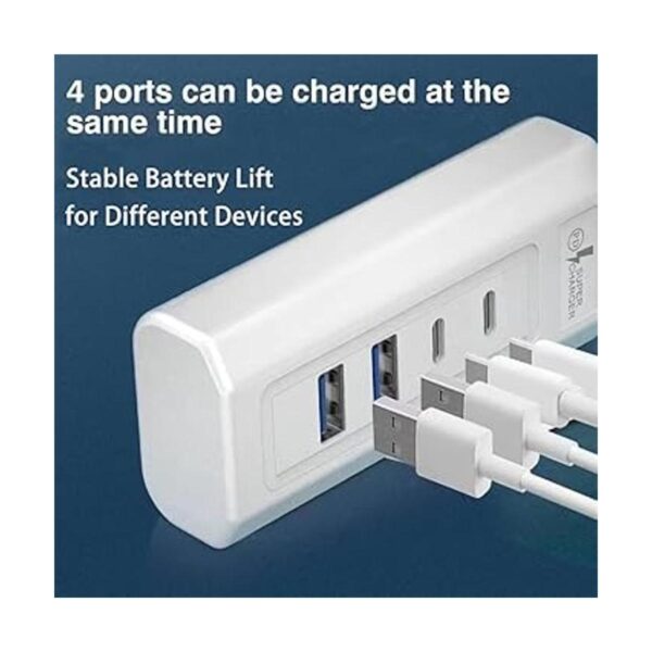 DUOYHIEL Cargador multipuerto USB C estación de carga_3