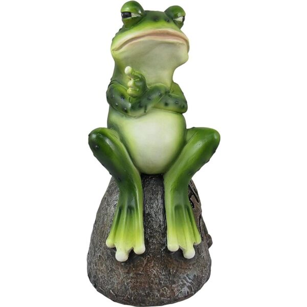 DWK Froggies Bad Day Adorable rana abatible en piedra_3