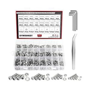 DYWISHKEY 520 piezas M3 M4 M5 M6 304 de acero inoxidable_1