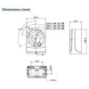 Dahua PFB203W Soporte de pared impermeable para cámara IP_4