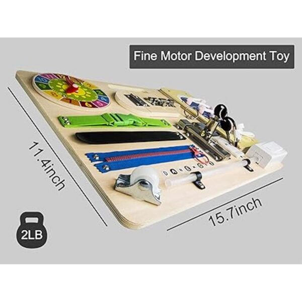 Danemort Montessori Tablero de madera para niños_2