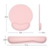 Dapesuom Reposamuñecas para teclado y mouse con soporte_6