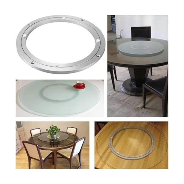 DasMarine Lazy Susan Anillo de aluminio de 10.0 in con