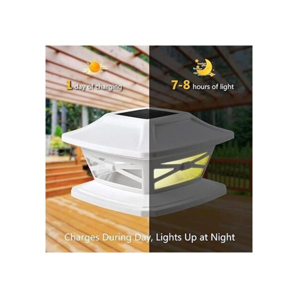 Davinci Lighting Flexfit Solar Outdoor Post Cap Lights_2