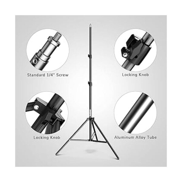 Dazzne Soporte para trípode de teléfono ajustable de 27 a_3