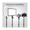 Dazzne Soporte para trípode de teléfono ajustable de 27 a_5