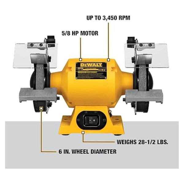 DeWalt dw756 6inch amoladora de banco