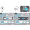 Deal4GO ranura 1ranura 2 2280 M.2 SSD disipador de calor_2