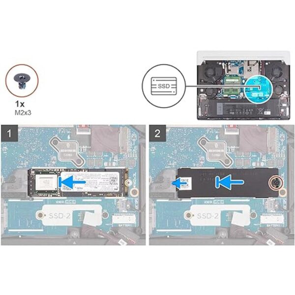 Deal4GO ranura 1ranura 2 2280 M.2 SSD disipador de calor_2