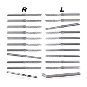 Deck Man Tornillos de retraso de rosca para zurdos y