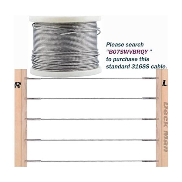 Deck Man Tornillos de retraso de rosca para zurdos y