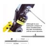 Deck Man Tornillos de retraso de rosca para zurdos y