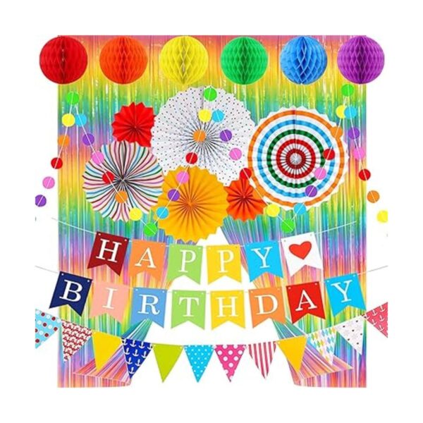 Decoraciones coloridas para fiestas de cumpleaños_1