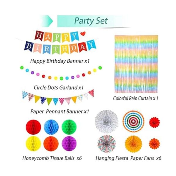 Decoraciones coloridas para fiestas de cumpleaños_3