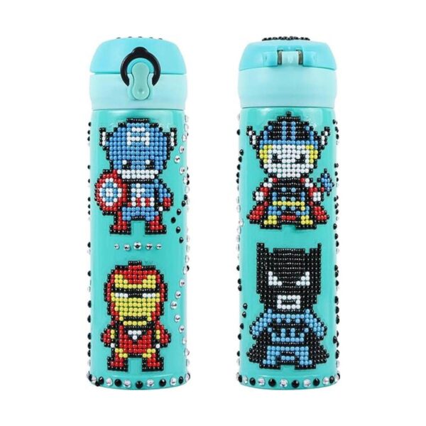 Decora tu propia botella de agua con kits de pegatinas de_2