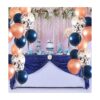 Decoraciones para la ducha de novia color azul marino_4