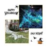 Decoración de Halloween de telaraña al aire libre correas_6