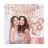 Decoración de fiesta de cumpleaños de oro rosa pancarta_3