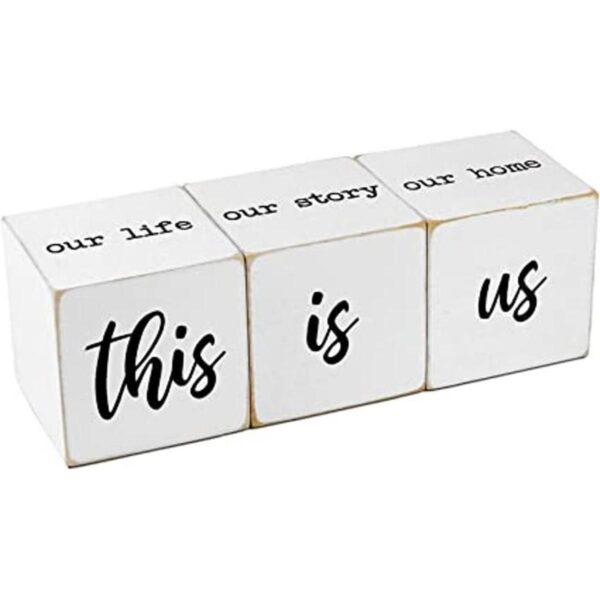 Decoración de madera de granja This is us Our Life Our