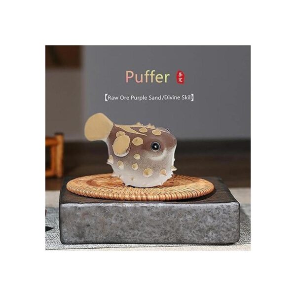 Decoración de pecera para mascotas y té de arcilla morada