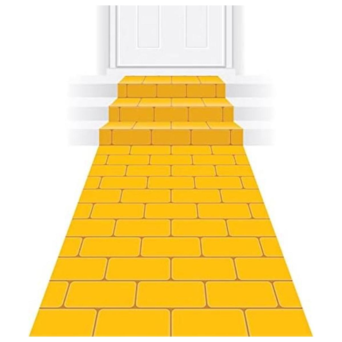 Decoración de princesa de ladrillo amarillo para camino