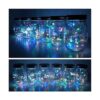 Decorman Juego de 8 luces solares para tarros diseño de