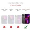 Defencase Funda para iPhone 13 Pro Max funda tipo cartera_2