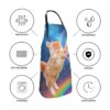 Delantal Space Cat Delantal unisex con estampado