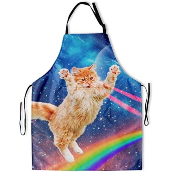 Delantal Space Cat Delantal unisex con estampado