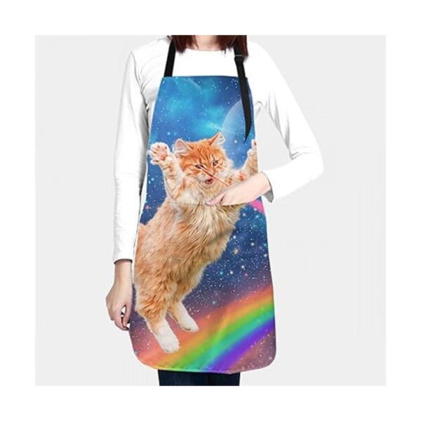 Delantal Space Cat Delantal unisex con estampado