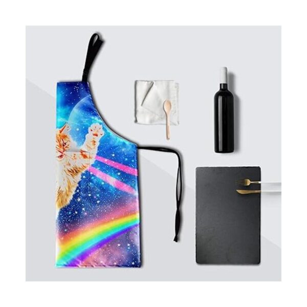 Delantal Space Cat Delantal unisex con estampado