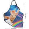 Delantal Space Cat Delantal unisex con estampado