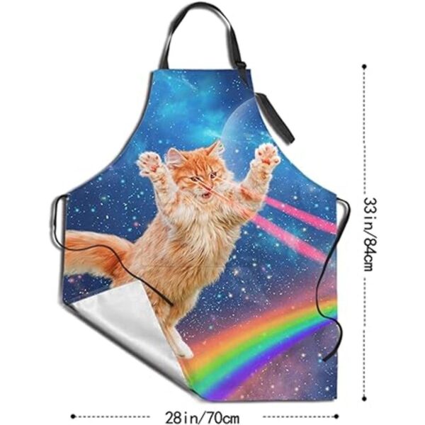 Delantal Space Cat Delantal unisex con estampado