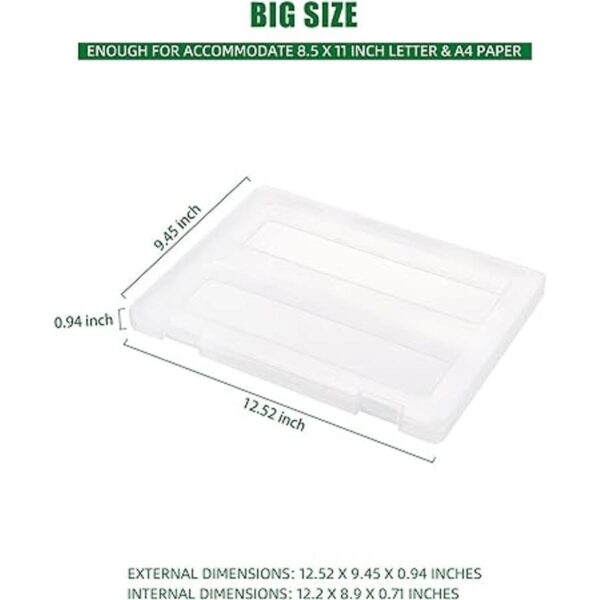 Denkee Paquete de 4 fundas para proyectos portátiles A4_2