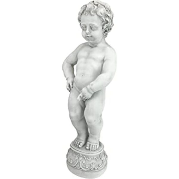 Design Toscano Manneken Pis Peeing Boy Estatua de estatua_1