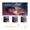Despertador para dormitorio LED y espejo digital de_3
