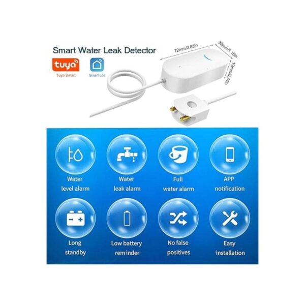 Detector de fugas con sensor de agua WiFi detector de