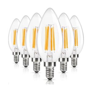 DiCUNO B11 E12 LED Candelabra Bulb Dimmable 4W 40W_1