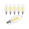 DiCUNO Bombilla LED B11 E12 para candelabro regulable 4_1