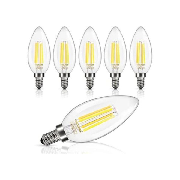 DiCUNO Bombilla LED B11 E12 para candelabro regulable 4_1