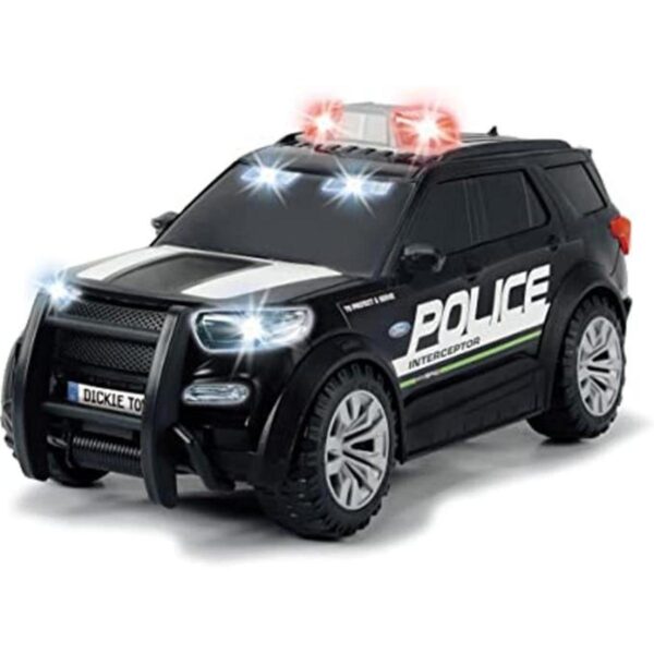 Dickie Toys Luz y sonido Ford policía interceptor_1