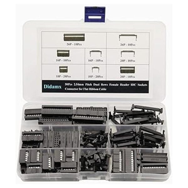 Didamx 51 conectores IDC de doble fila de 0.100 in 10 16_2